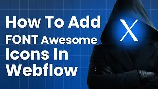 How to add FONT awesome icons in webflow | webflow font awesome