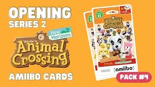 Opening Animal Crossing Amiibo Cards Series 2, Pack 4