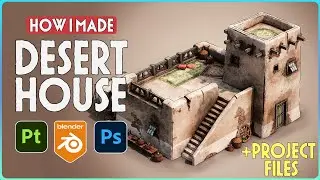 Stylized House in Blender and Substance Painter + Free Project Files