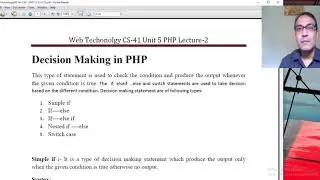 PHP decision making