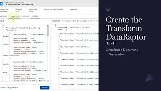 Create the Transform DataRaptor [EP-4]
