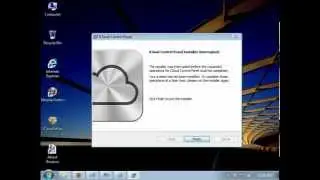 How to Uninstall iCloud Control Panel from Windows 7