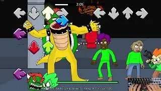 FNF Tails Gets Trolled V4 Bowser Pico - All Hail The King (FC) (4k)