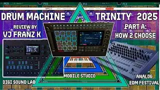 DRUM MACHINE TRINITY 2025! = MPC LIVE 3 III + TR1000  + TONVERK  PART A:  How To Choose?