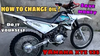 How to change oil yamaha xtz 125 | Do it yourself