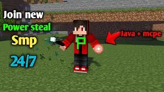 ✨ How to Join the Minecraft Power Steal SMP! || power steal smp for java + mcpe 24/7 join now ⚡️