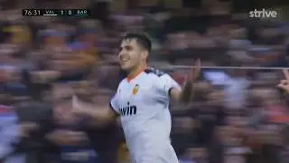 Maxi Gomez goal vs FC Barcelona HD