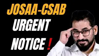 📌 URGENT Notice  ❗  JoSAA - CSAB Counselling ⚠️ #josaa #jee #neet #csab
