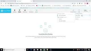 Snowflake: Data Sharing  through Web Inteface