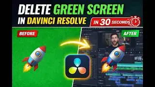 Remove Green Screen in DaVinci Resolve (In 30 SECONDS)