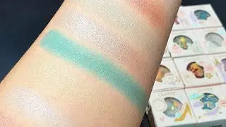 ColourPop Disney Princess HEART OF GOLD Super Shock Shadow Bundle | Swatches 
