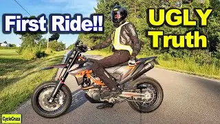 First Ride - New 2024 KTM 690 SMC R Review Best Mods - UGLY Truth