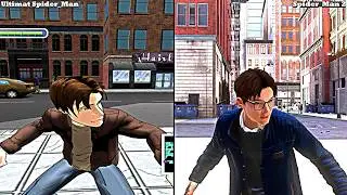 Ultimate Spider Man Young Peter Vs Spider Man 2 Young Peter | Comparison