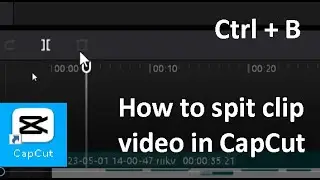 How to split clip video in CapCut