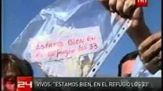 Estan los 33 mineros vivos confirmacion oficial por piñera