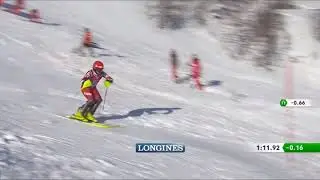 Александр Хорошилов, слалом в Валь дИзере, 2 заезд