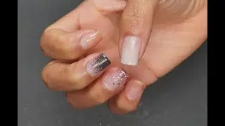 Quick & Cute Short PolyGel Nails: Multi-Color Design Using Dual Forms