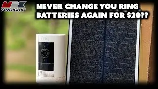 Make your Ring Camera Battery Last FOREVER with this CHEAP solar panel