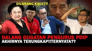 DILARANG KAGET!!DALANG GUGATAN PENGURUS PDIP AKHIRNYA TERUNGKAP!!