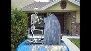 Tombstone Carver Animated Halloween Prop Final
