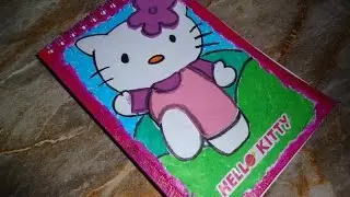 DIY: Hello Kitty Notebook