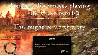 Frequent disconnects playing ESO?  This might be worth a try.