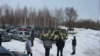 Первая гонка подвохерхода.