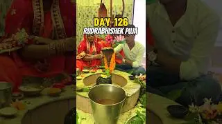 Rudrabhishek puja 🚩🌺🪷 #126 #minivlog #puja #pujavlog #ashortaday #shorts