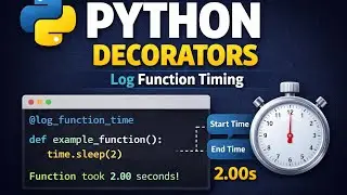 Python Decorators Explained: Log Execution Time Like a Pro