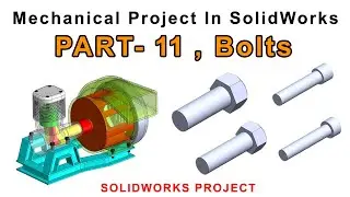 Engine Blower In SolidWorks Tutorial In Hindi/Urdu - BOLTS