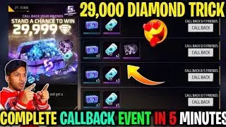 How to complete call back event in free fire tamil 🔥Easy 😍