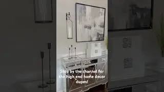 HIGH END HOME DECOR DUPES ON A BUDGET! LIVING ROOM DECOR #luxuryhomedecor #livingroomdecor