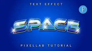Space 3d Glow Text Effect pixellab | 3d glow text effect in pixellab | 3d text effect in pixellab