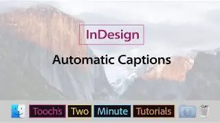 InDesign - Automatic Captions