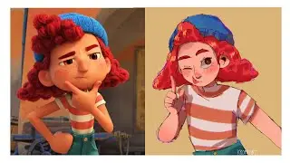 All Luca Characters As Sea Monsters ! (Giulia)