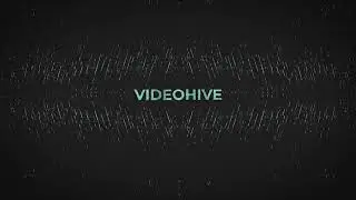 Glitch text/logo reveal