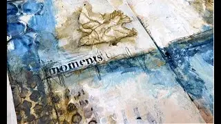 Part 5 30 minute art journal page Project 4 in our week long series