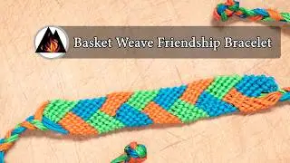 Basket Weave Friendship Bracelet Tutorial