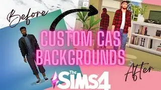 💫🎓HOW TO INSTALL CUSTOM CAS BACKGROUNDS FAST!!  |V’s SIMS 4 UNIVERSITY EP: 11🎓💫