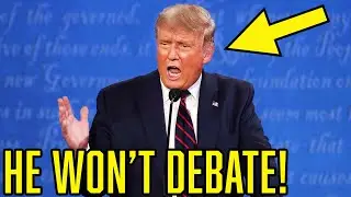 WOW: Trump BACKS OUT Of Debate With Kamala Harris... COWARD!