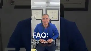 Hair transplant recovery | Anthony Bared MD, FACS | Miami, FL