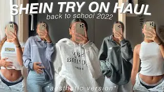 SHEIN TRY ON HAUL // BACK TO SCHOOL 2022 ✨ *aesthetic version*