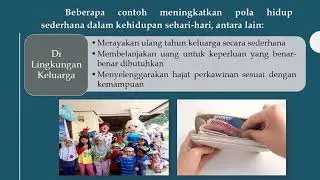 PLH - Kelas 5 (Ciri-ciri Pola Hidup Sederhana)