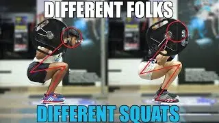 Why your Squat looks different than others | How Anatomy affects Squat Form