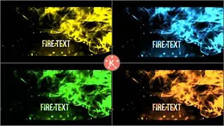Multicolored Fire Text Intro • Amazing Fire Intro 🔥 Editing Point