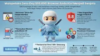 Mimpi Buruk Zero-Day Senilai $55.000: Mengapa Browser Anda Kini Menjadi Senjata 
