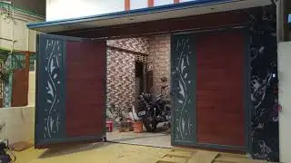 Recently Installed Automatic Bi-folding Gate @Salem +91-9789625966