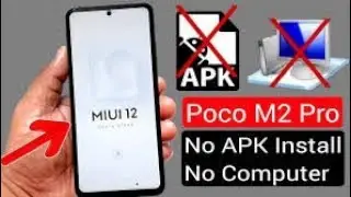 Poco m2 (Frp) Google Lock bypass without Pc Miui 12 1 click Frp bypass (2023)