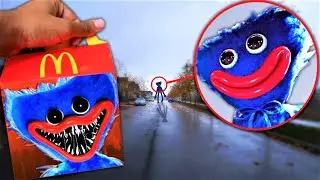 Do Not Order HUGGY WUGGY HAPPY MEAL From POPPY PLAYTIME AT 3AM!! *HUGGY WUGGY SPOTTED IN REAL LIFE*