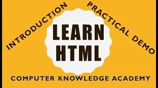 HTML Tutorial | Introduction and First Program | Create Website and Webpage.